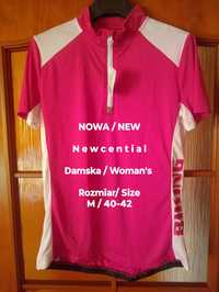 NOWA  Newcential  Damska koszulka rowerowa sportowa, Rozmiar M
