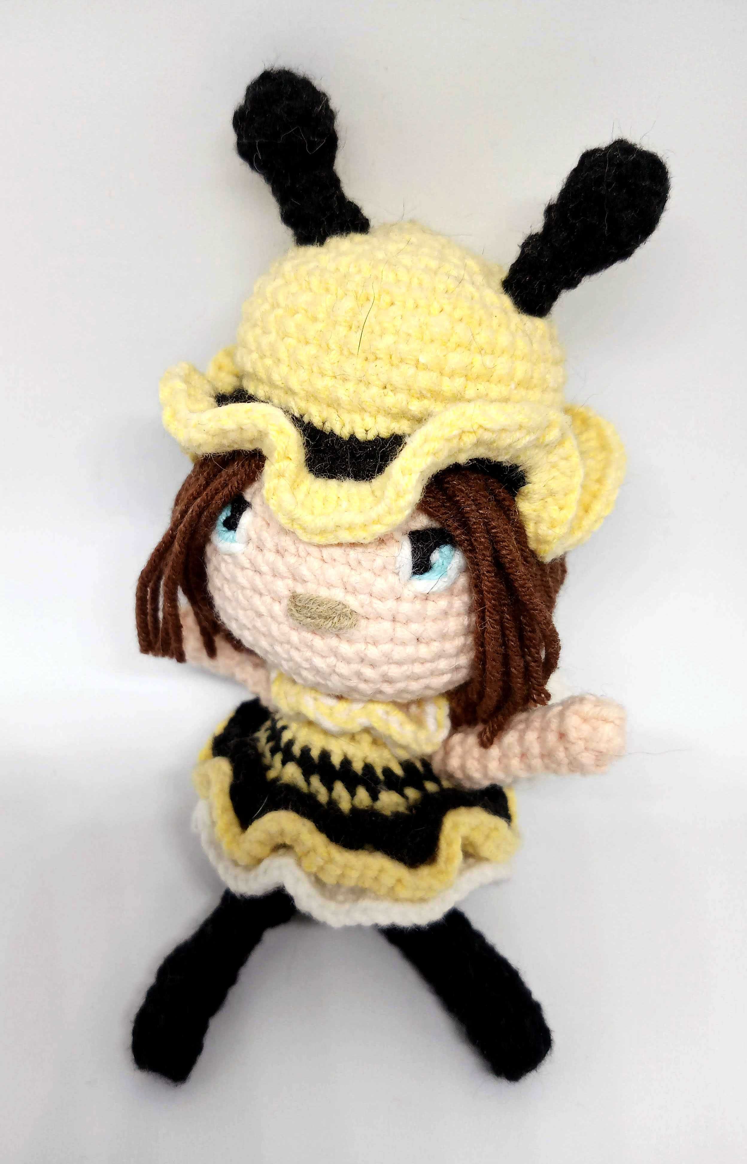 Pszczoła - maskotka kolekcjonerska - ręcznie robiona