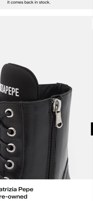 Шкіряні черевики Patrizia Pepe оригінал