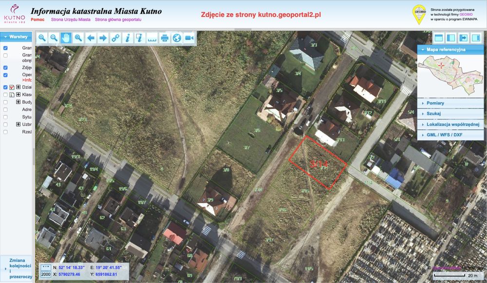 Sprzedam działki budowlane Kutno Centrum