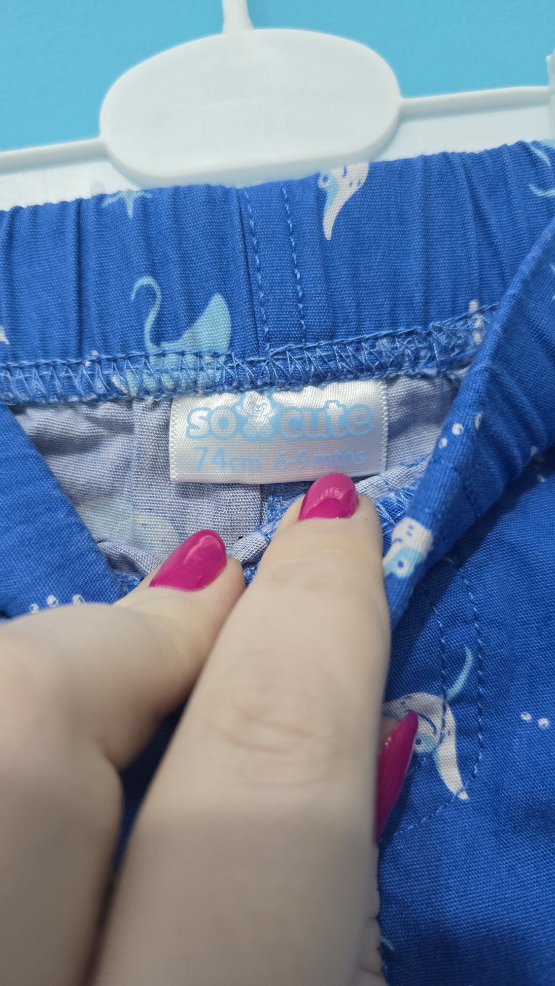 Spodenki niemowlęce 74