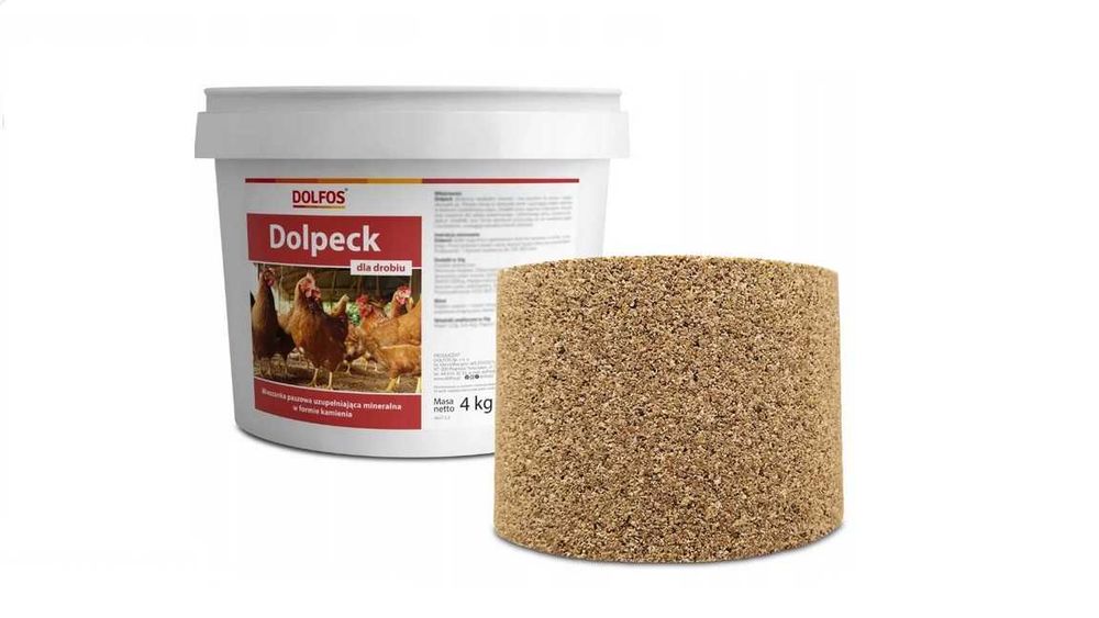 Dziobak Dolfos Dolpeck 4kg sposób na wydziobywanie piór u kur niosek