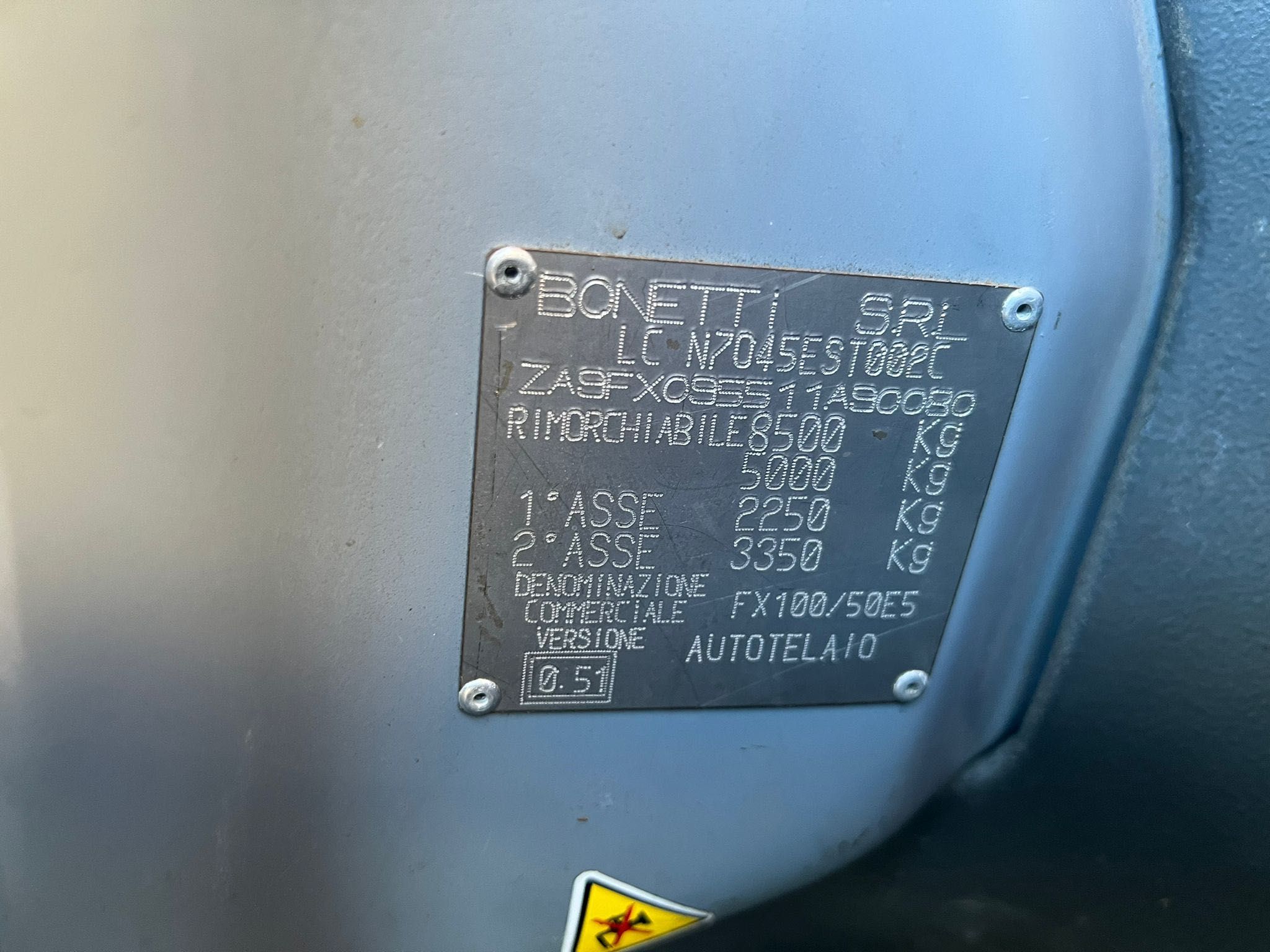 Multicar/ Bonetti F100x pojazd komunalny