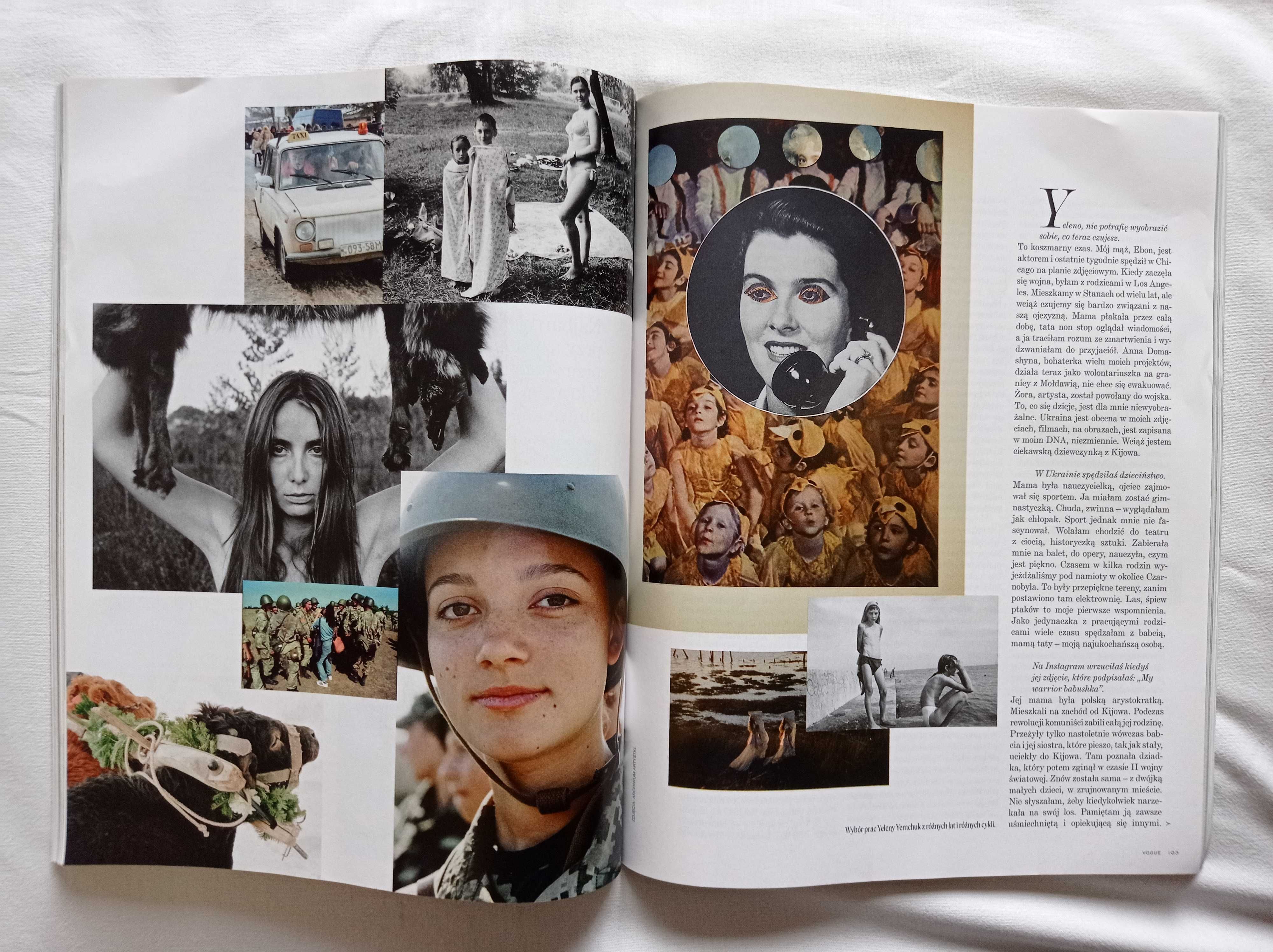 Vogue Polska nr 4 kwiecień 2022 Mirga-Tas Biennale Wenecja unikat