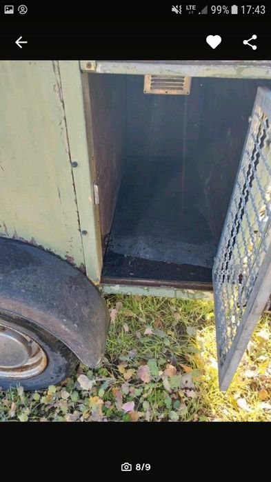 Przyczepka Boks do transportu psów