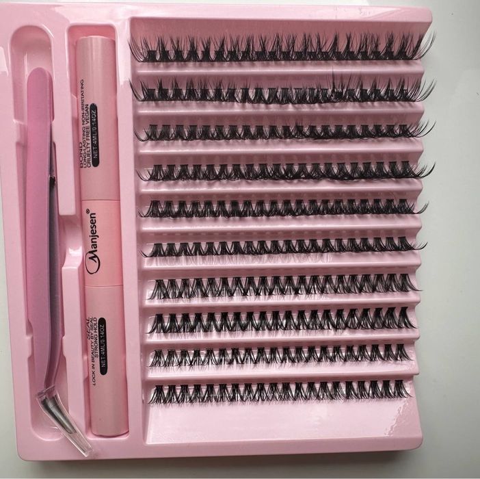 Вії пучкові для самостійного нарощування