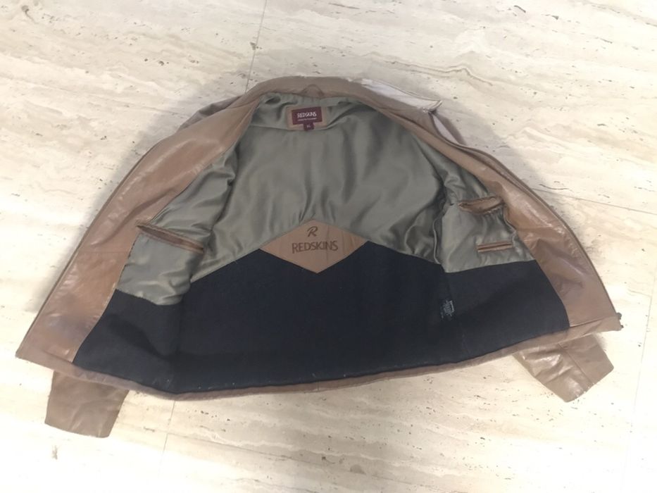 Casaco Cabedal RedSkins “ Buffalo Leather” XL , pouco uso