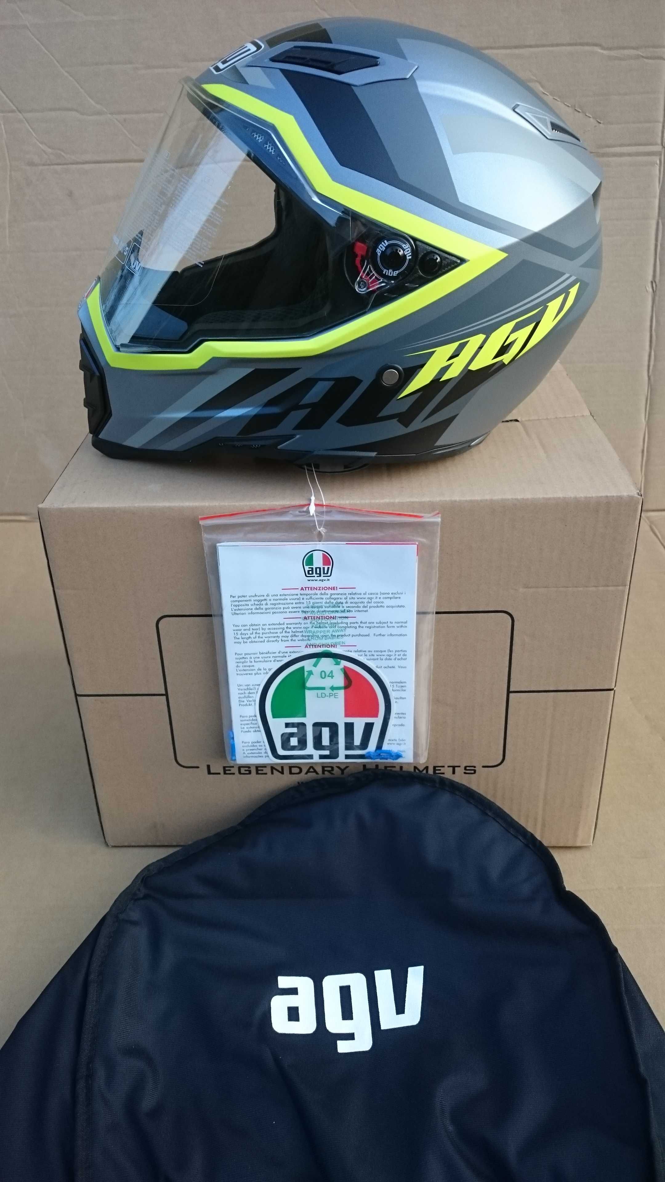 Rower wersja AX-8 EVO Agv E2205 MULTI Karakum kask S suomy arai mtb