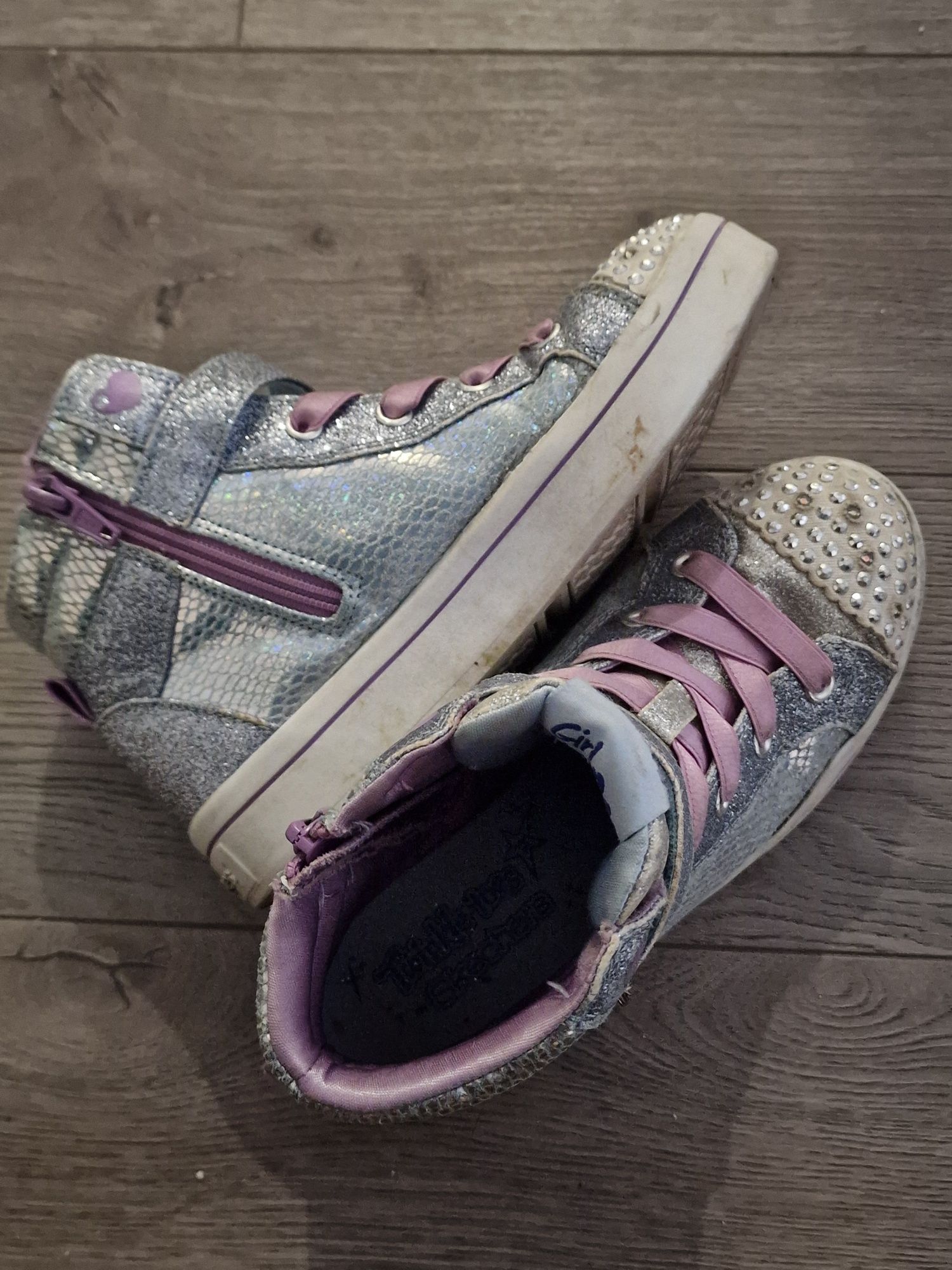 Ténis bota menina skechers