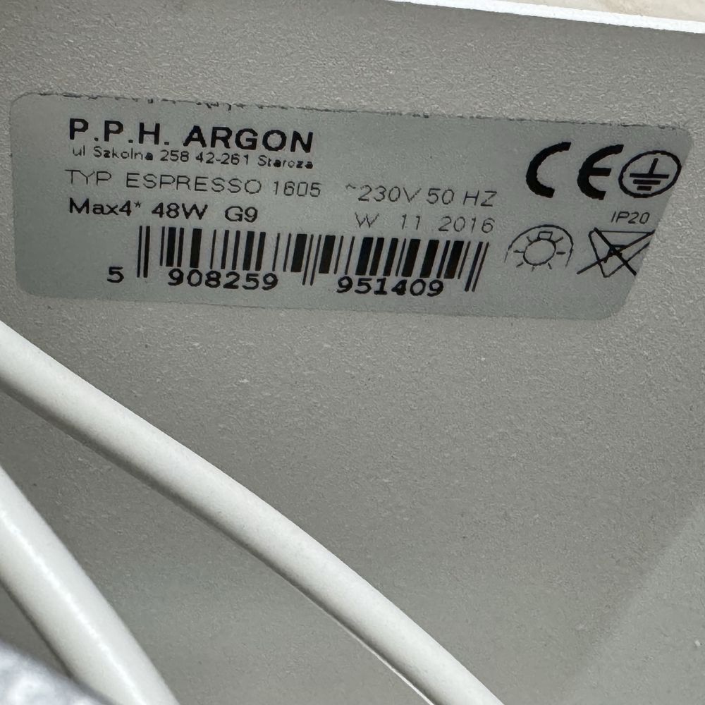 Plafon / lampa / żyrandol z żarówkami Espresso 1605 biały