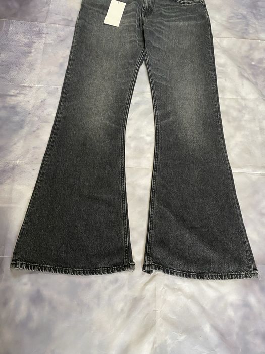 !НОВИНКА Zara Flare Jeans Wide Baggy Black Washed Кльош Джинси Зара