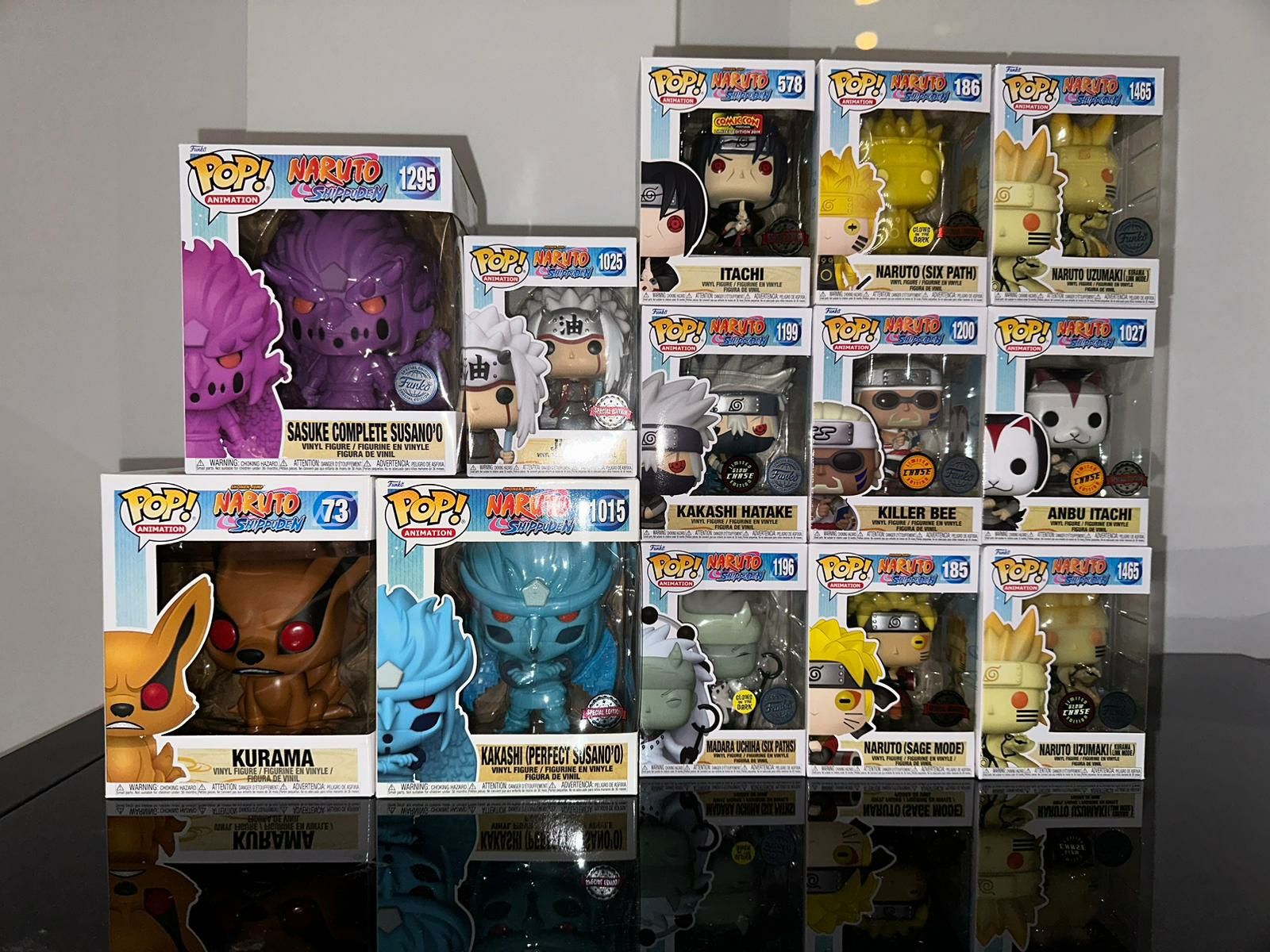 Coleção Funko POP Naruto, One Piece, Inuyasha, Yu-Gi-Oh e Boruto