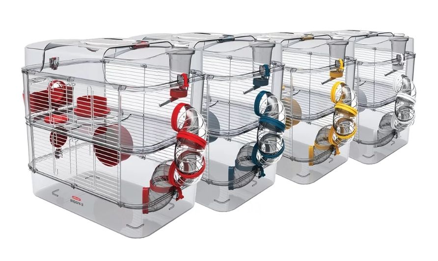 ZOLUX Klatka Dla GRYZONI Myszy Chomika RODY DUO