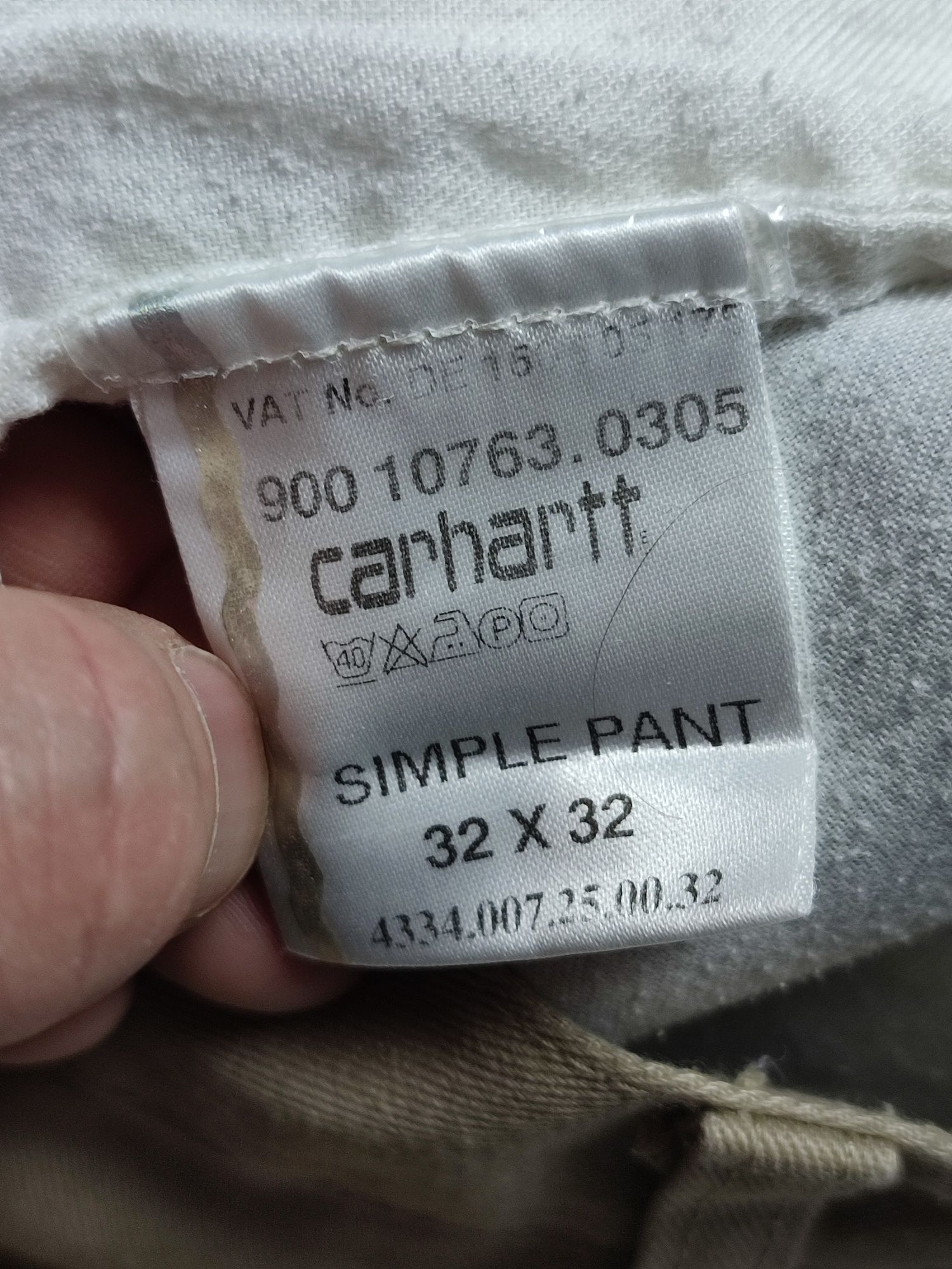 Брюки широкие Carhartt Simple Pant EUR 32/32 (р.48)бу ориг рэп мужские