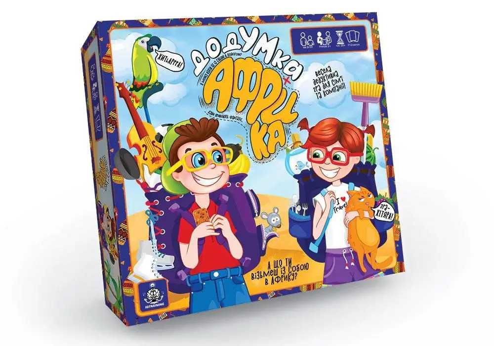 Карточная игра Danko Toys "ДодУМка Африка", укр. и рус.