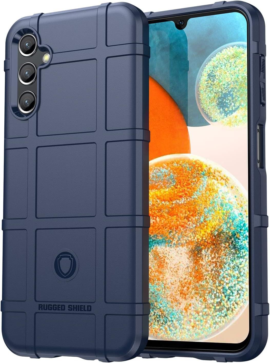 Silikonowe Plecki Case Samsung Galaxy A14 5G Etui Granatowe