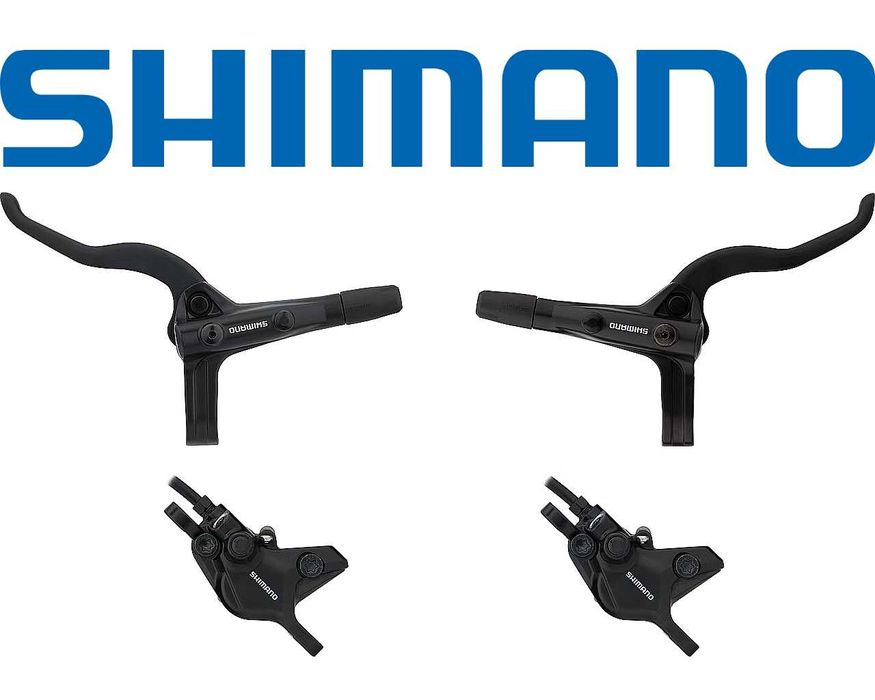 NOWE Shimano MT401 MT410 hamulce hydrauliczne przód 105cm + tył 175cm