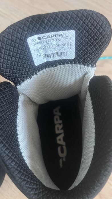 Buty wysokogorskie damskie Scarpa 39 +raki półautomat Salewa pokrowiec