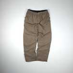 Spodnie Nike Vintage brazowe track pants y2k baggy parachute