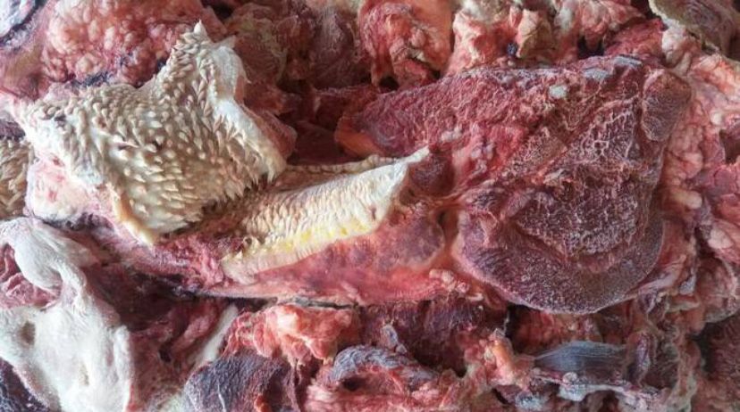 Головизна говяжья. Мясо с головы обрезь.