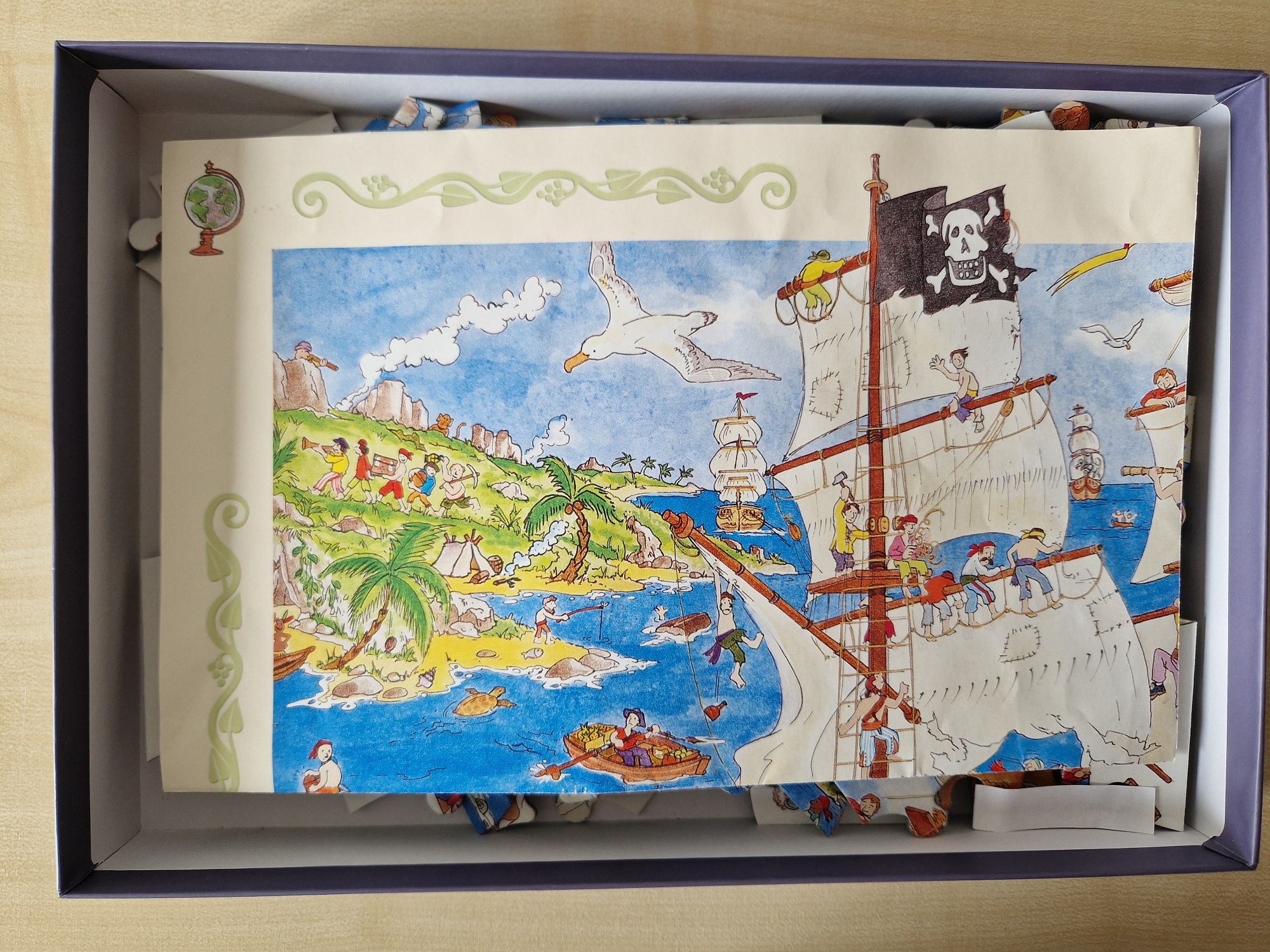 Puzzle Djeco Piraci 100 elementów 5+