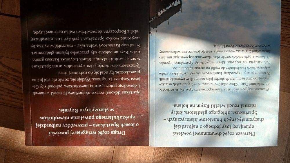 Ben Kane, "Spartakus. Gladiator", "Spartakus. Rebelia".