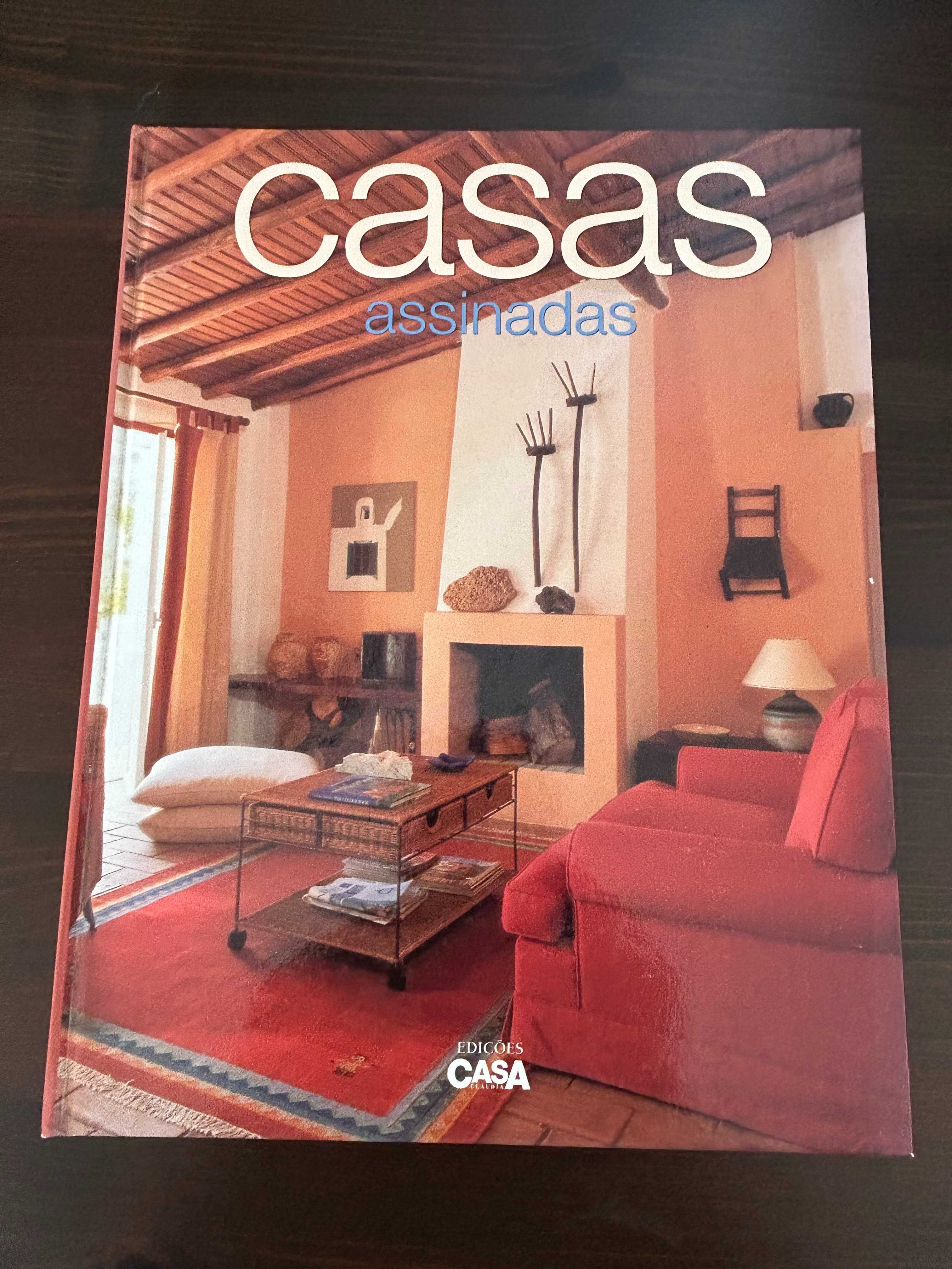 Livros casas assinadas e estilo asiático