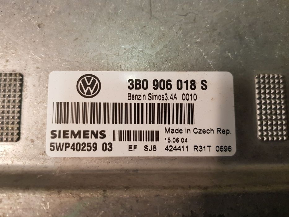 Komputer sterownik silnika 1.6 ALZ VW PASSAT B5 FL 3 immo off