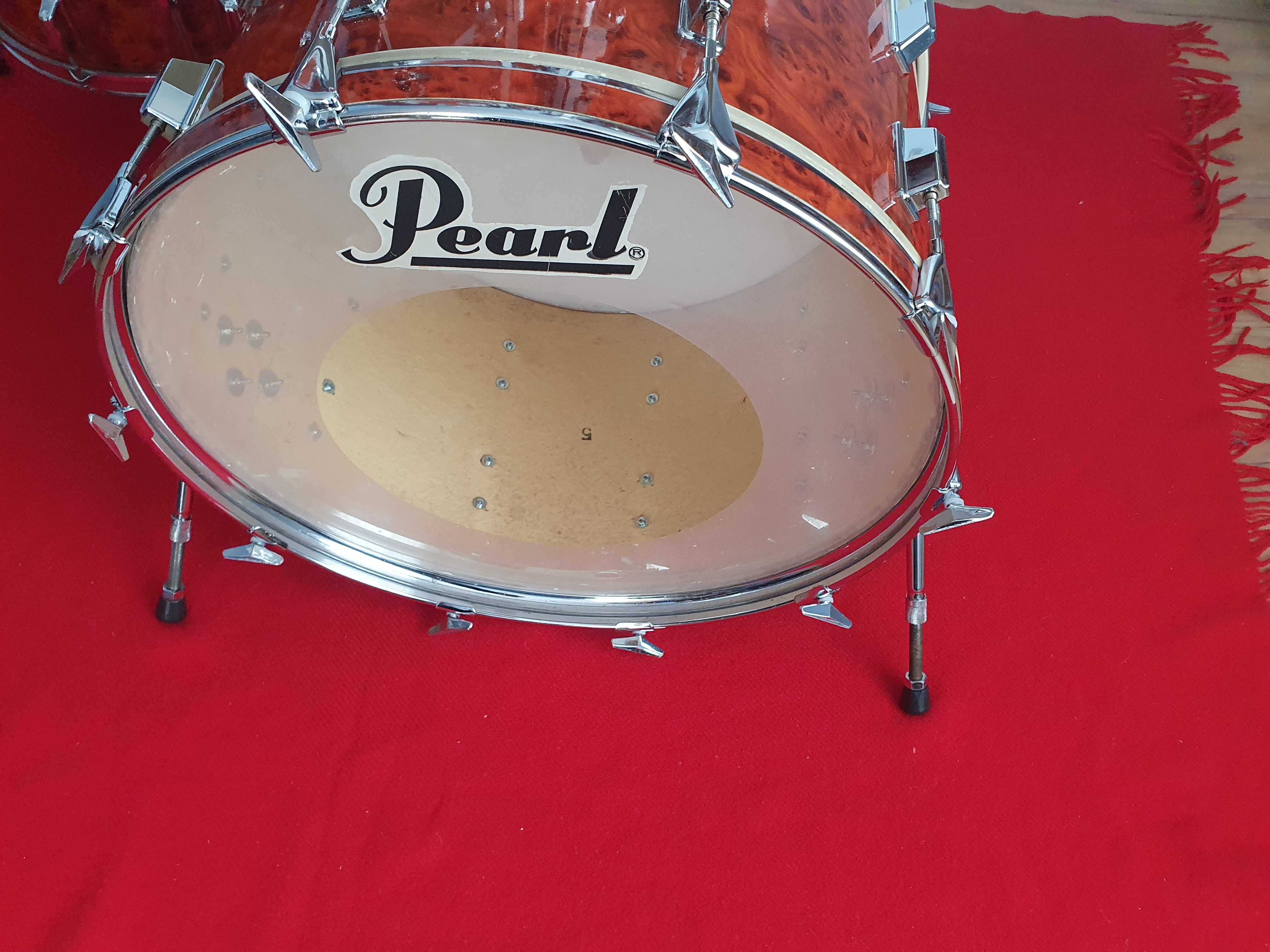 Perkusja Pearl Wood-Fiberglass 12,13,16,22" vintage shellset