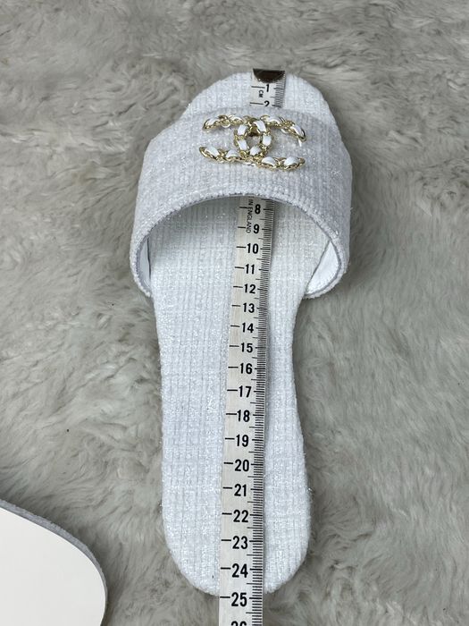 Sandalias Brancas Chanel 38