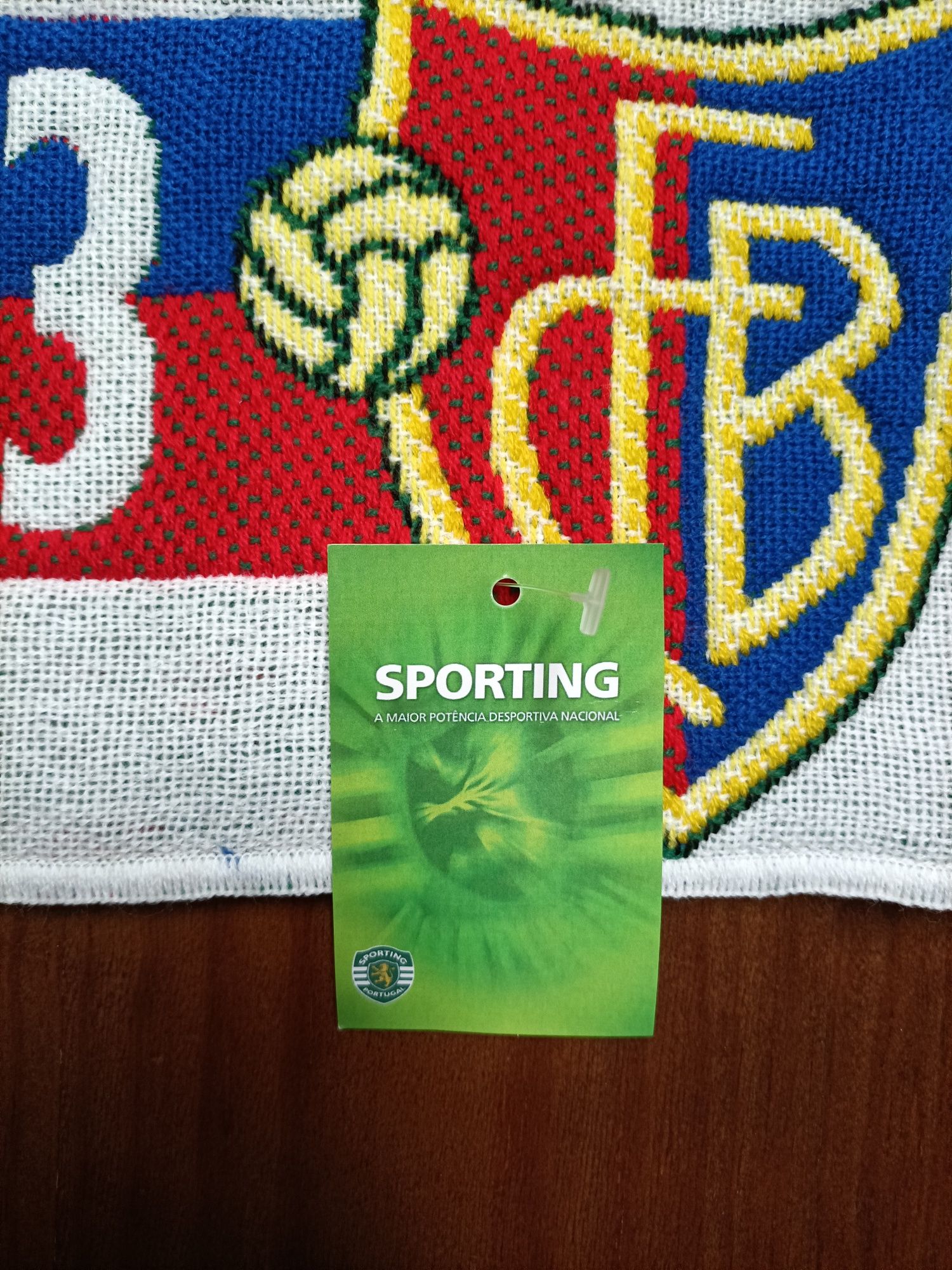 Cachecol do Sporting clube de Portugal vs FC  Basel  1893 (original)