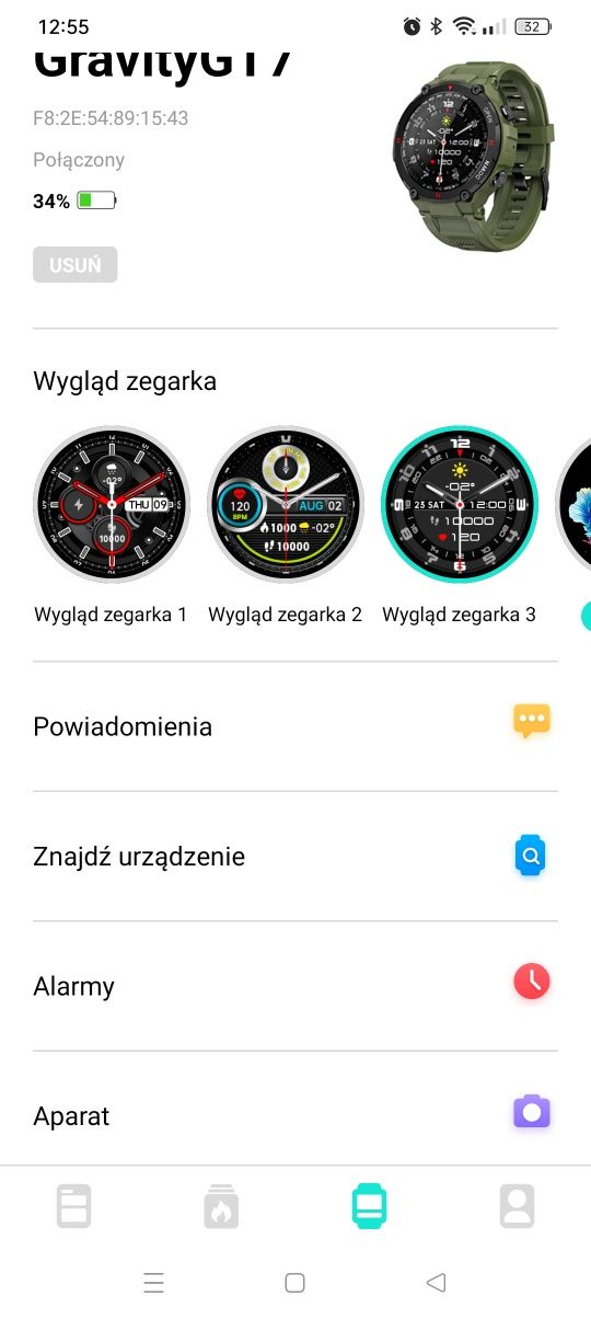 Smartwatch Gravity GT7