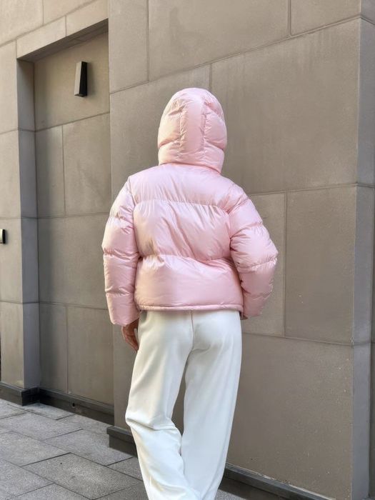 Жіноча зимова куртка, Теплий жіночий пуховик, Перламутровий пуховик