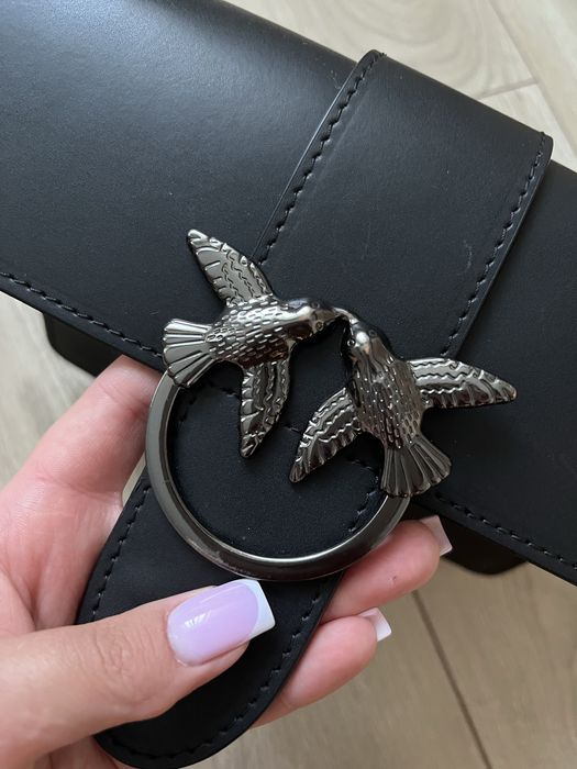 Сумка черная из эко кржи