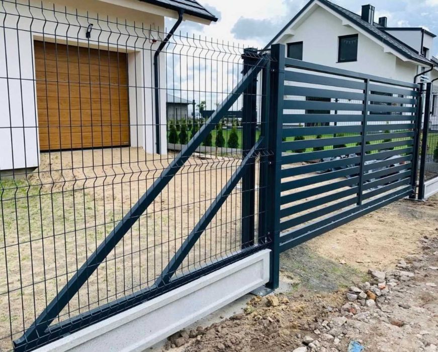 Ogrodzenie Panelowe 3D Transport Podmurówka Najtaniej Montaż Brama