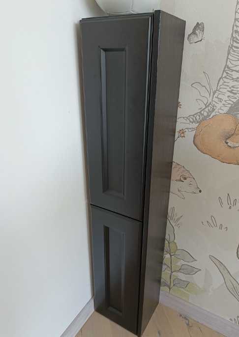 Szafka półka czarna RTV salon do powieszenia 120cm głębokość 20cm