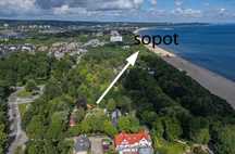 Małe Pole namiotowe kemping 50m od plaży camping Gdańsk Jelitkowo