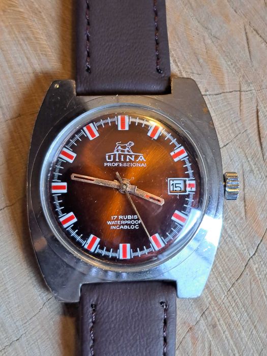 Relógio de pulso de homem, marca UTINA