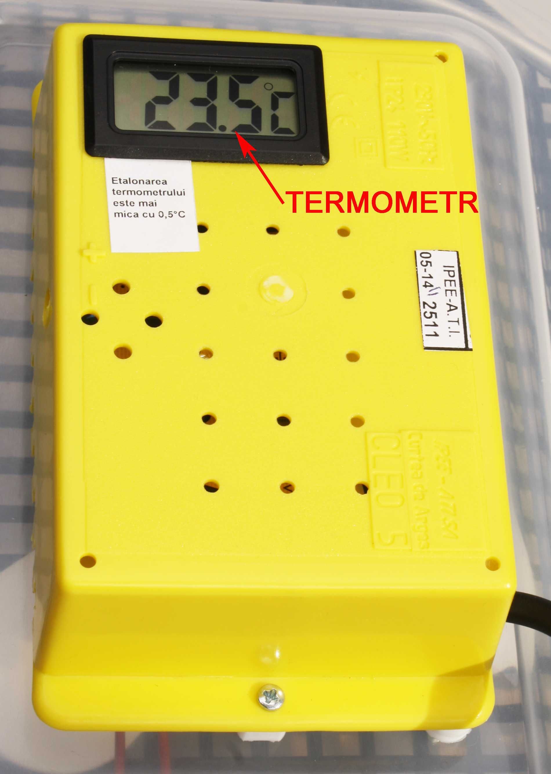 Nowy Inkubator wylęgarka klujnik Cleo 5T Termometr