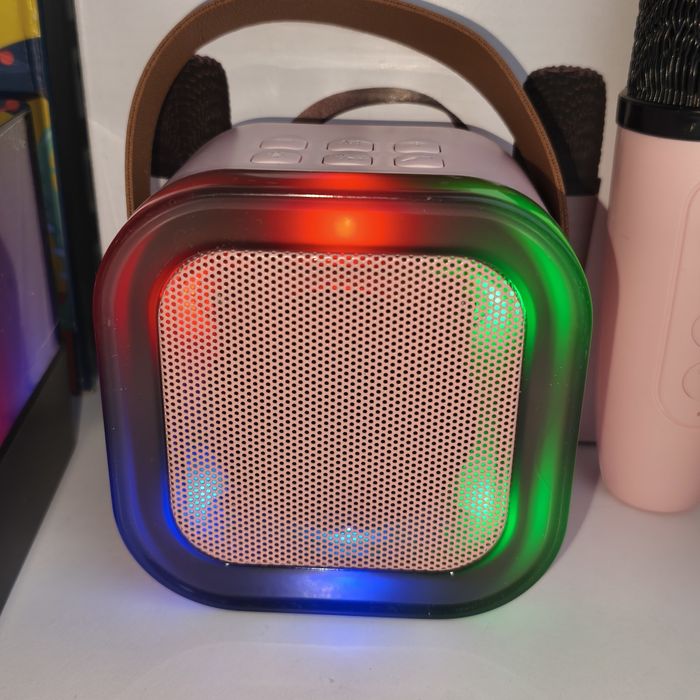 Портативна Bluetooth колонка-караоке із двома мікрофонами