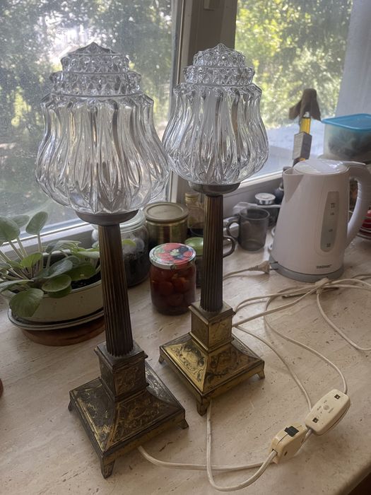 Lampy kolumnowe figuralne lat 50/60 XX wieku