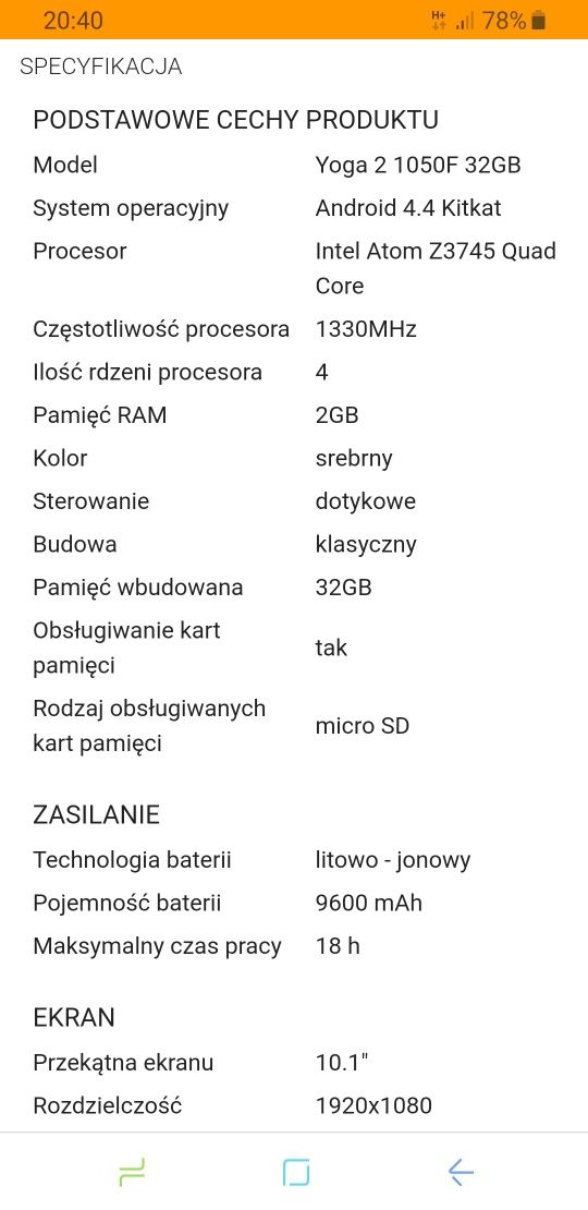 Lenovo yoga2new LTE+ OKAZJA!!!