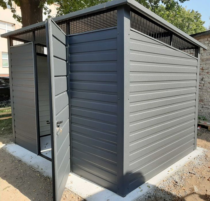 Wiata Śmietnikowa Na Wymiar w Dowolnym Kolorze