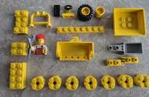 LEGO system Classic Town 6512 Figurka 6667 ludzik 6649 mechanik 92-95r