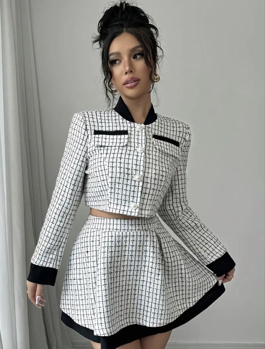 Шикарний жіночій костюм, комплект, костюм юбка жакет, спідниця піджак