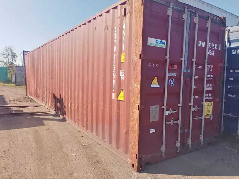 Kontener 40 High Cube – idealny magazyn lub biuro