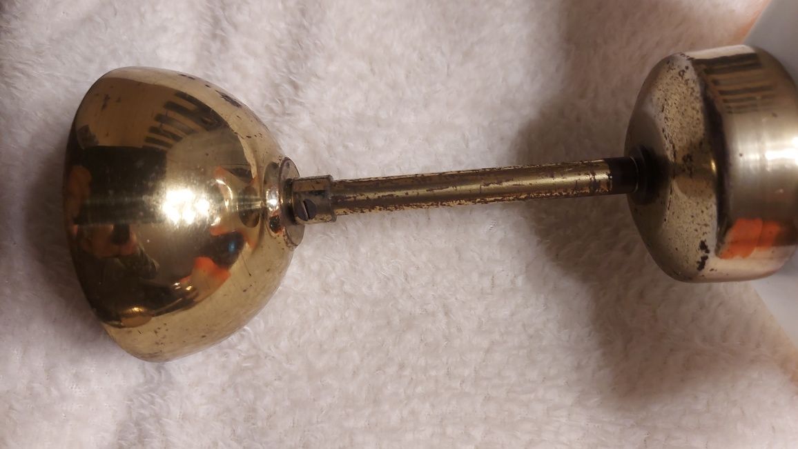 Lampa pojedyncza PRL ,kwiat, falbanka
