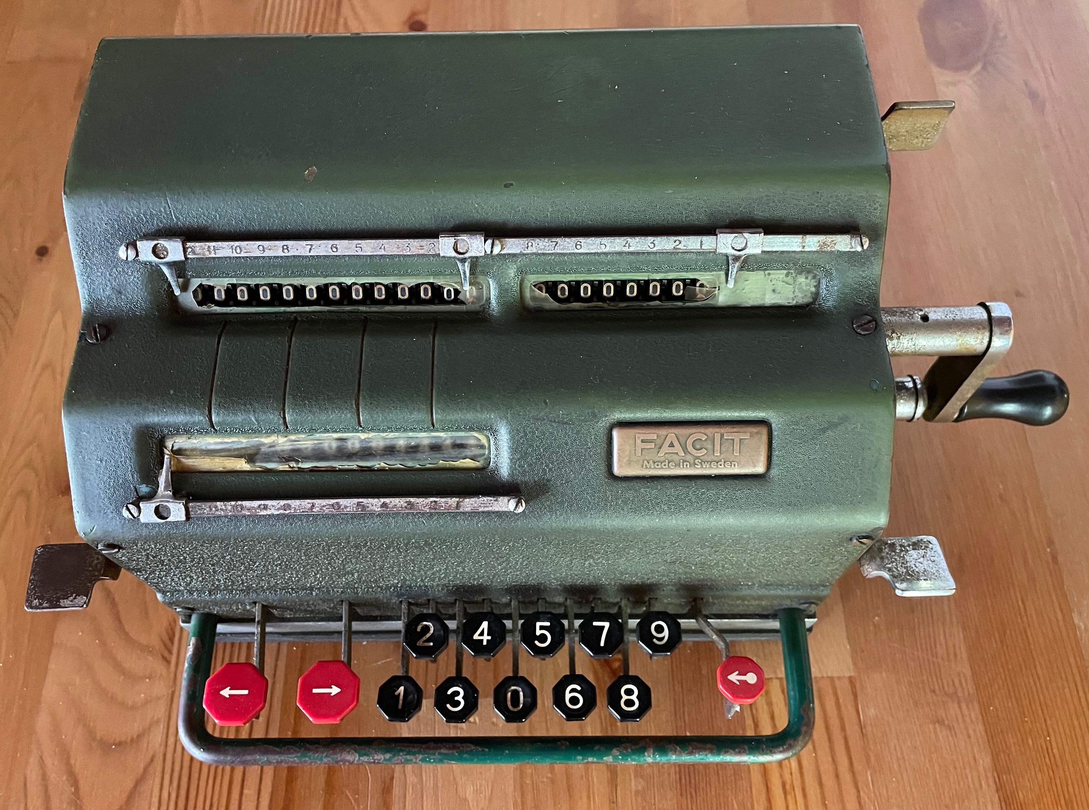 Facit Calculadora da década de 1960