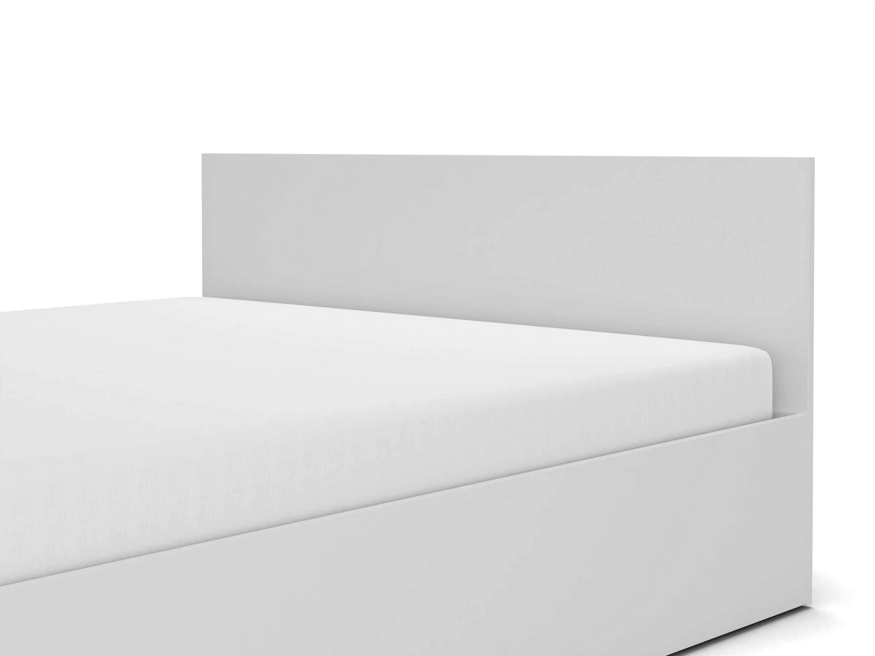 Łóżko sypialniane+ stelaż 120cm BIAŁE