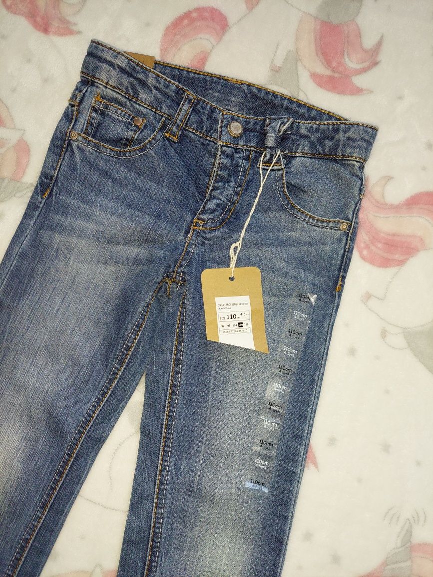 Nowe spodnie jeansowe H&M 4-5 lat 110 cm Reserved